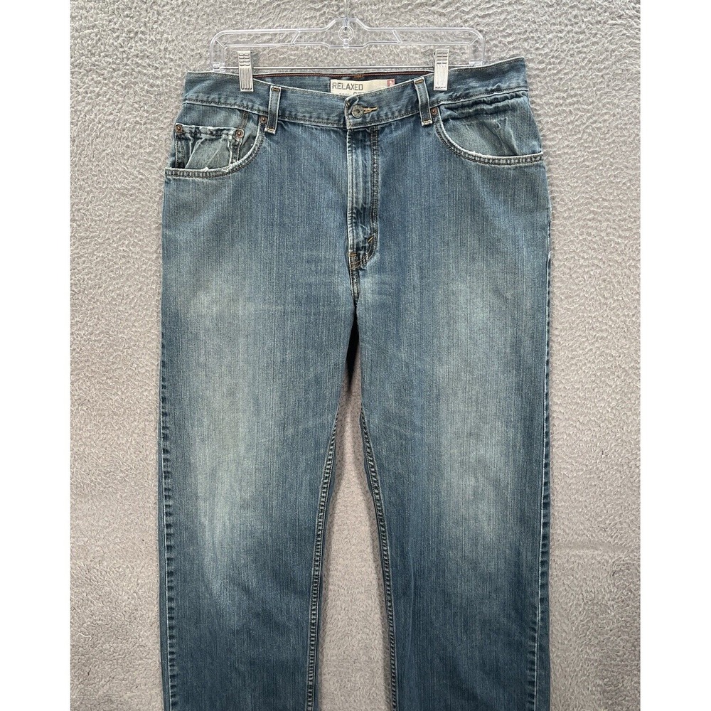 Levis 559 Jeans Mens 36x32 Blue Denim Relaxed Workwear Grunge Skater Baggy * - Picture 10 of 11